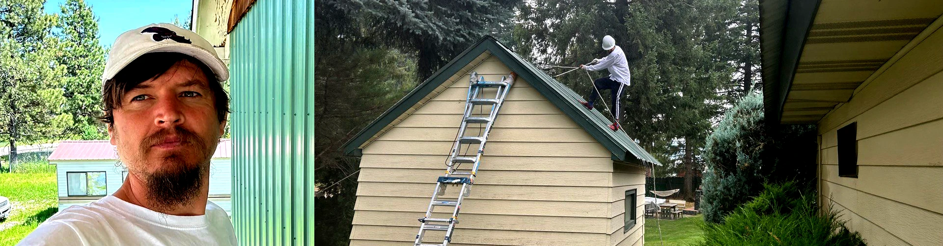 Freshly painted home exterior by LAV Spokane Painting