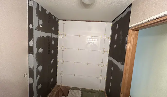 preparing walls for tiling