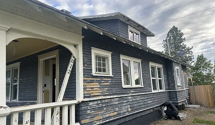 house exterior before exterior painting