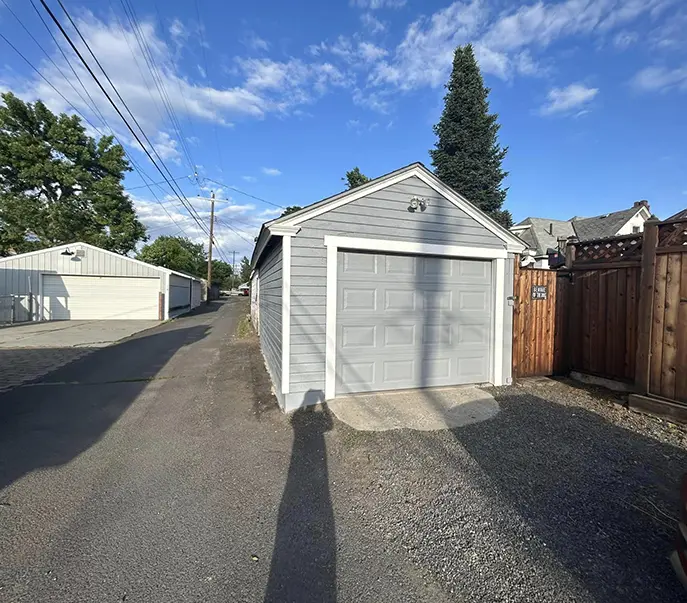 garage after exterior painting