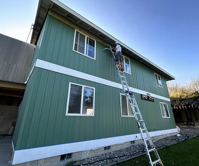 house exterior painting process