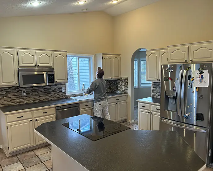 kitchen after interior painting